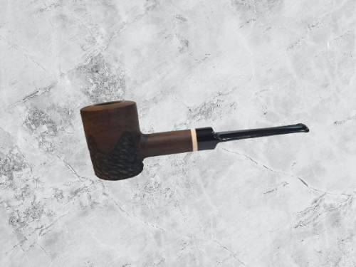 MUXIANG Ebony Straight Carved Wood Tobacco Pipe 163 HT