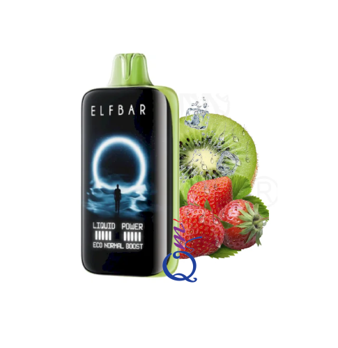 سحبة جاهزة فراولة كيوي ايس Elf Bar Moon Night 40000 Puffs Strawberry Kiwi Ice Disposable