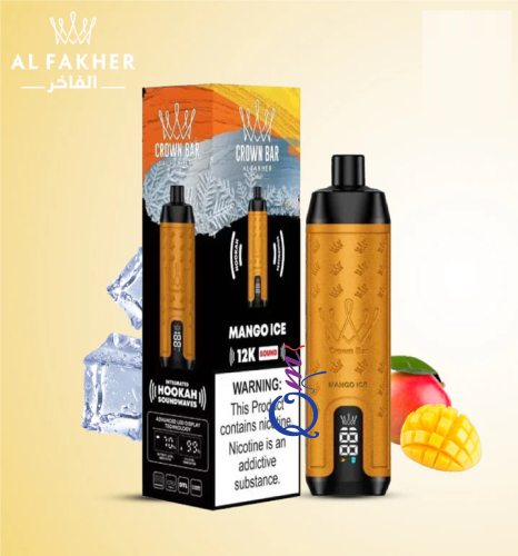 Al Fakher Crown Bar Sound Cool Mango 12000 Puffs Disposable