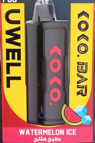 بود سحبة جاهزة بطيخ مثلج UWEEL KOKO BAR Pod Watermelon Ice L30000 Puffs