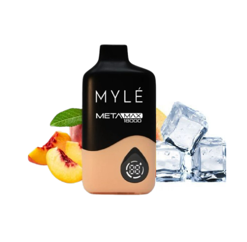 سحبة جاهزة خوخ ايس MYLÉ Meta Max Peach Ice 18000 Puffs Disposable