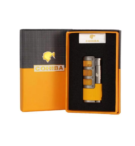 Cohiba Cigar Jet Lighter Yellow
