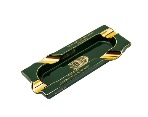 طفاية سيجار LUBINSKI Green Cigar Rectangular Ashtray