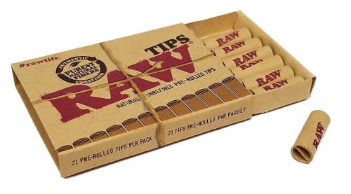 Raw Pre-Rolled Filter Tips