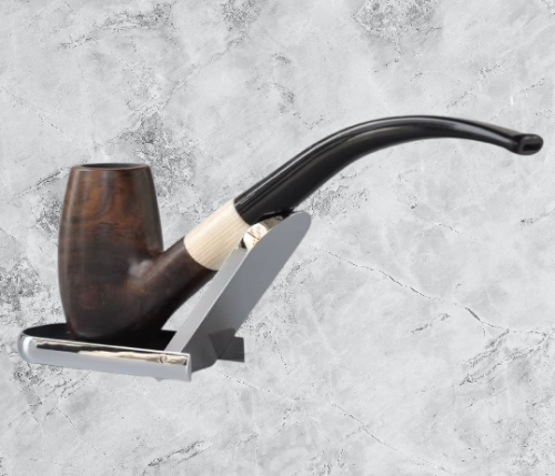 Smooth Ebony Wooden Pipe Tobacco
