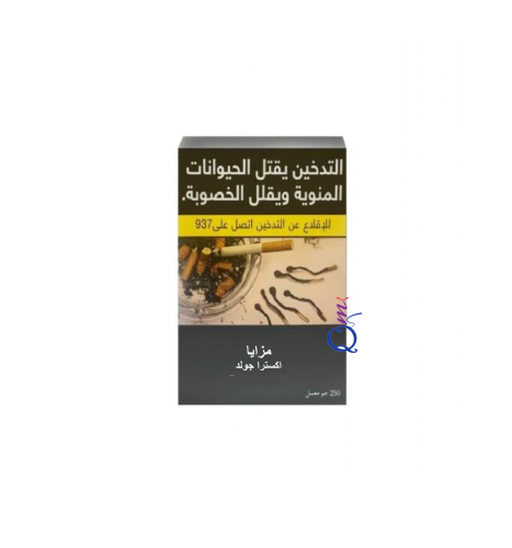معسل اكسترا جولد "علكة مستكة" مزايا ربع كيلو 250غم