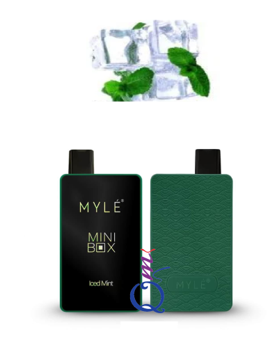 سحبة جاهزة مايلي نعناع ايس MYLÉ MINI BOX Iced Mint 1500 Puffs Disposable