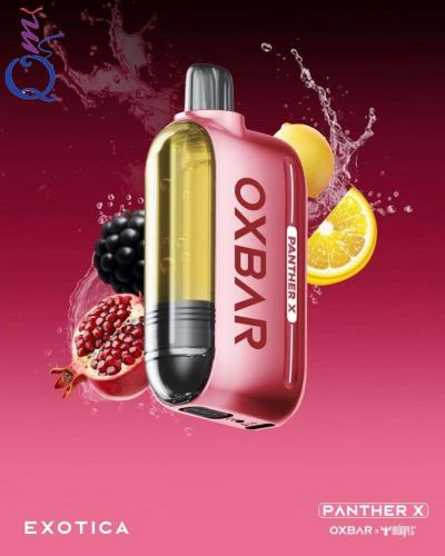 سحبة جاهزة رمان ليمون كرز OXBAR PANTHER X Exotica 50000 Puffs Disposable