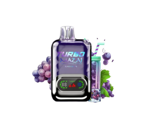 سحبة جاهزة عنب ايس MAZAJ Turbo Grape Ice 15000 Puffs Disposable