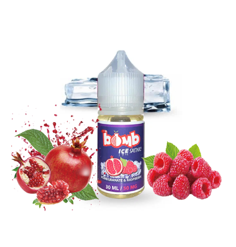 نكهة بومب رمان توت ايس BOBM Pomegranate Raspberry Ice