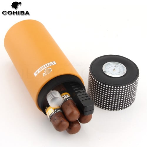 COHIBA Leather Cigar Humidor