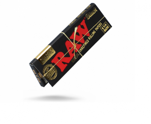 ورق لف راو اسود حجم RAW Black 1 1/4