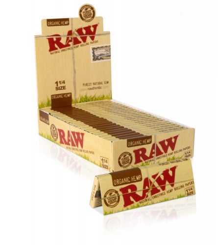 ورق لف راو أورجانيك حجم RAW Organic 1 1/4