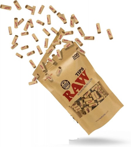 فلتر كرتون راو 200 RAW Pre-Rolled Tips