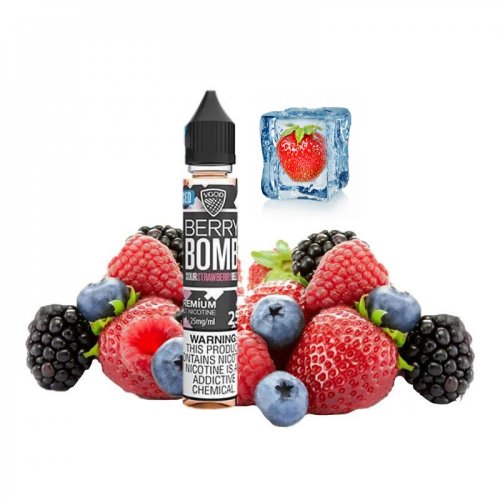 نكهة فيجود فراولة بارد VGOD Bomb Berry Strawberry Ice