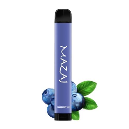 سحبة جاهزة مزاج بلوبيري آيس Mazaj Flow Blueberry Ice 2000 Puffs Disposable
