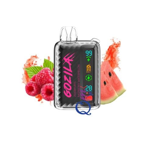 سحبة جاهزة بطيخ توت GOZILA Raspberry Watermelon 20000 Puffs Disposable