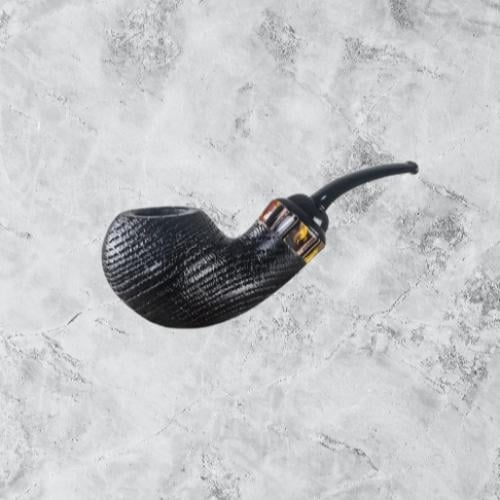 OAK Black Wood Tobacco Pipe