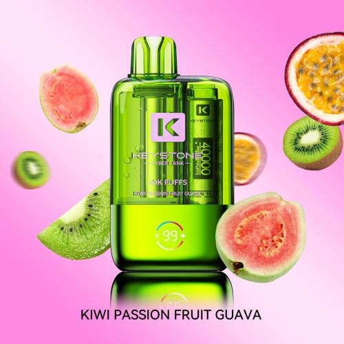 KEYSTONE CYBER TANK Kiwi Passion Fruit Guava 40000 Puffs