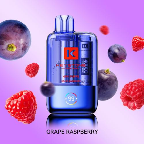 KEYSTONE CYBER TANK Grape RaspBerry 40000 Puffs