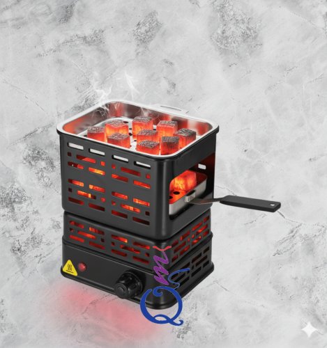 HAWAYA T27 Electric Charcoal Burner 2-Heating Zones