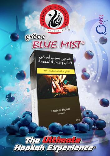 معسل ستاربز بلوبيري "بلو مست" Starbuzz Regular Tobacco Blueberry "Blue Mist" 250gm