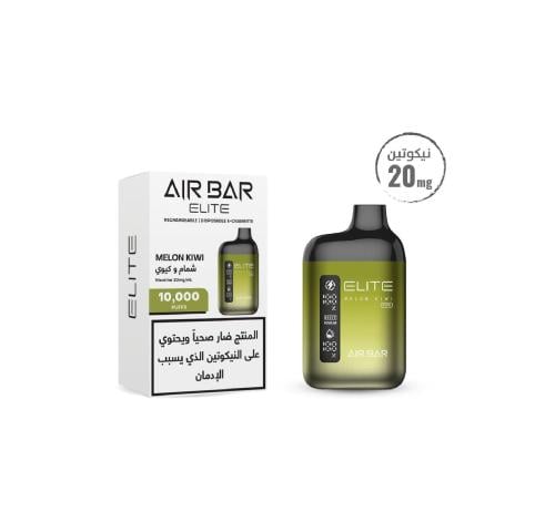 سحبة جاهزة شمام كيوي AIR BAR ELITE Melon Kiwi 10000 Puffs Disposable