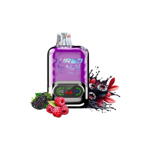 MAZAJ Turbo Berry Raspberry 15000 Puffs Disposable