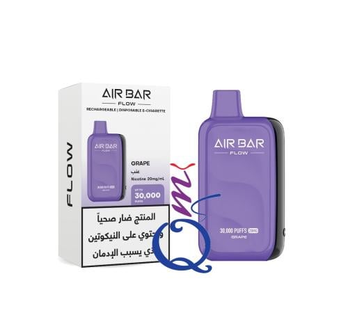 سحبة جاهزة عنب AIR BAR Flow Grape 30000 Puffs Disposable