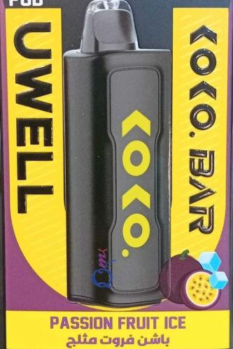 بود سحبة جاهزة باشن فروت مثلج UWEEL KOKO BAR Pod Passion Fruit Ice L30000 Puffs