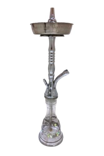 Stainless steel hookah 4 rings S28 crystal glass