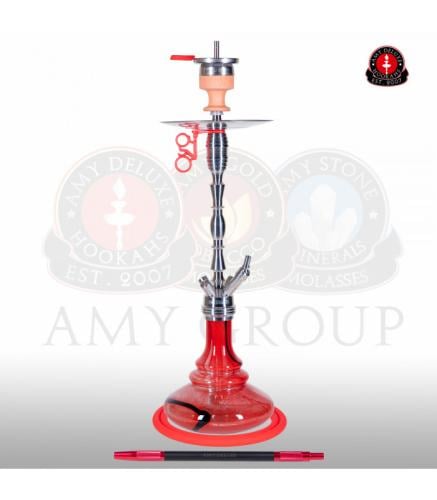 AMY Deluxe Shisha "Hammer Steel " SS08 RD