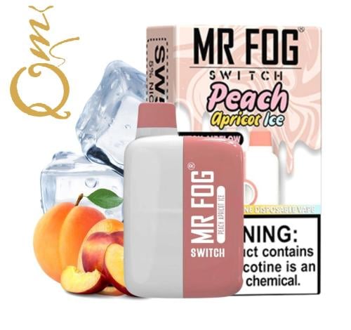 MR FOG Switch Peach Apricot Ice 5500 Puffs Disposable