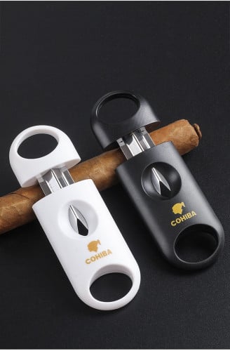 مقص سيجار COHIBA V-CUT Plastic Cigar Cutter
