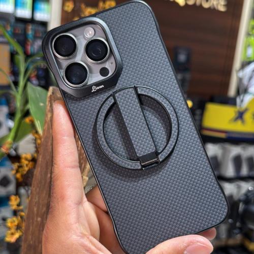 كفر CASE - كاربون فايبر ماج سيف + مسكة ماج سيف - اسود