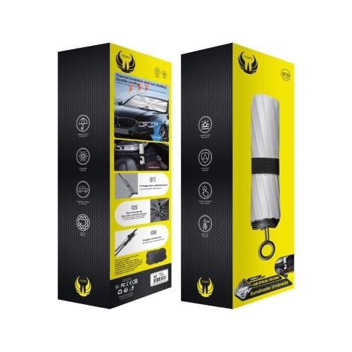 يوفو مظلة واقية من الشمس قابلة للطي للسيارة