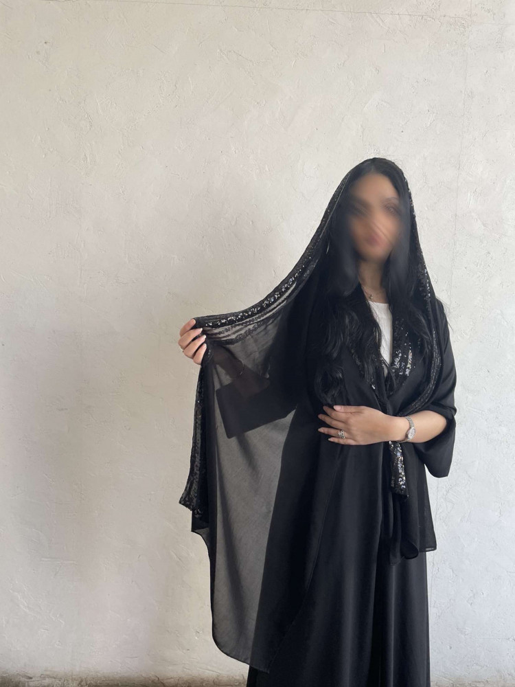 عباية بقصة كالوش و تطريز