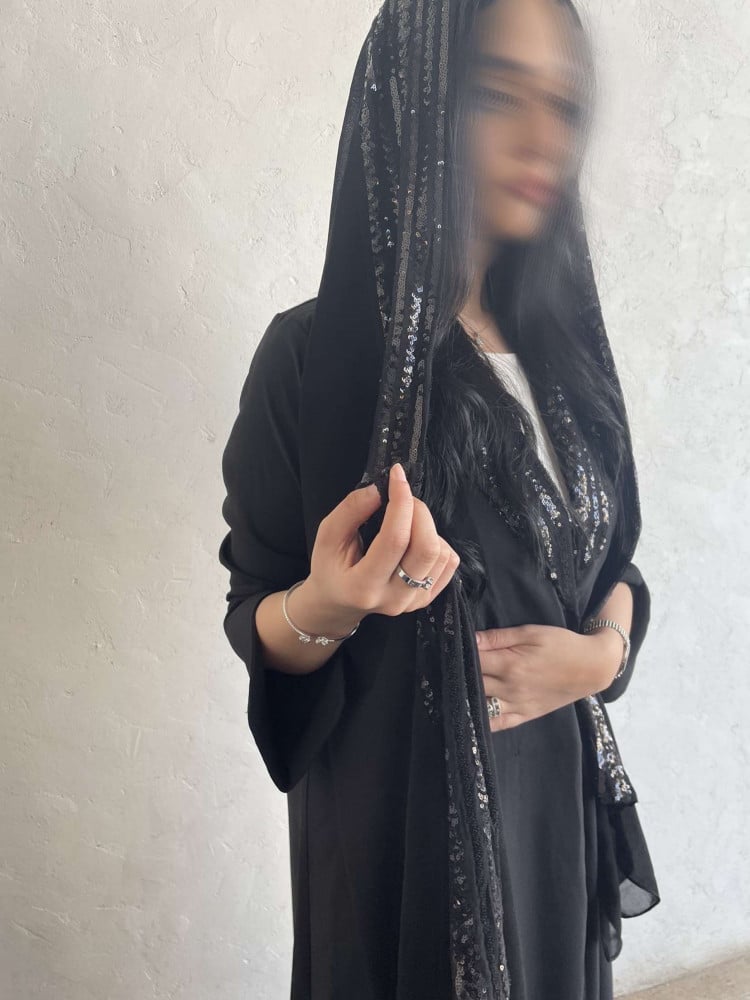 عباية بقصة كالوش و تطريز