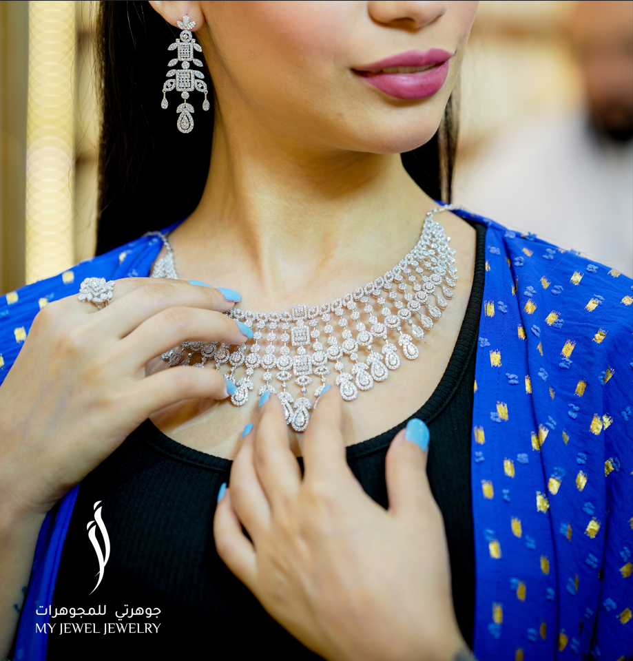 طقم ذهب ابيض (FS.010)