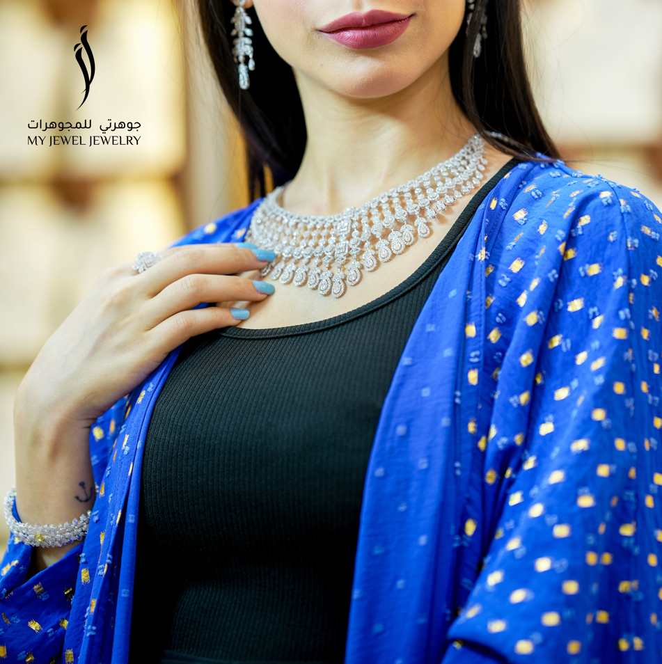 طقم ذهب ابيض (FS.010)