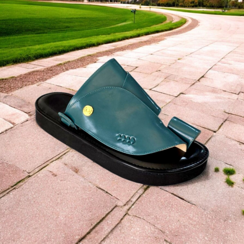 حذاء شرقي سادة  فيروزي