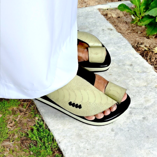 ساق نعام جلد طبيعي سكري وطني