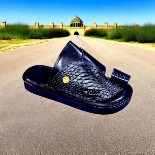 حذاء شرقى - نقش الثعبان كحلي ميمورى فورم