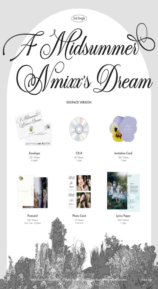 NMIXX - [A Midsummer NMIXX'S Dream] 3rd Single Album DIGIPACK RANDOM Version