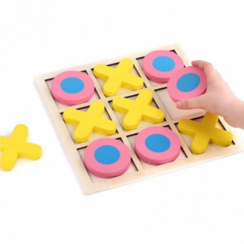 لعبة اكس او خشبية