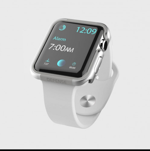 حماية ساعات ابل جانبية RAPTIC 44m سلفر