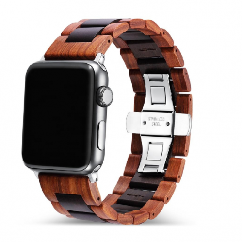 سوار ابل واتش خشبي 44