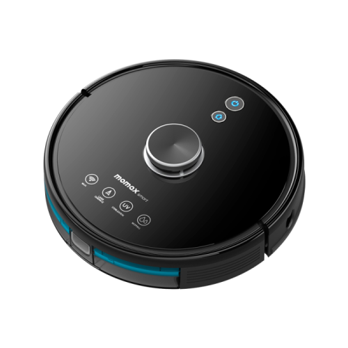 مكنسة ذكية موماكس روبوتية سمارت إليت بتقنية الملاحة الليزرية للتنقل تمسح وتكنس بقوة 3000pa - أسود