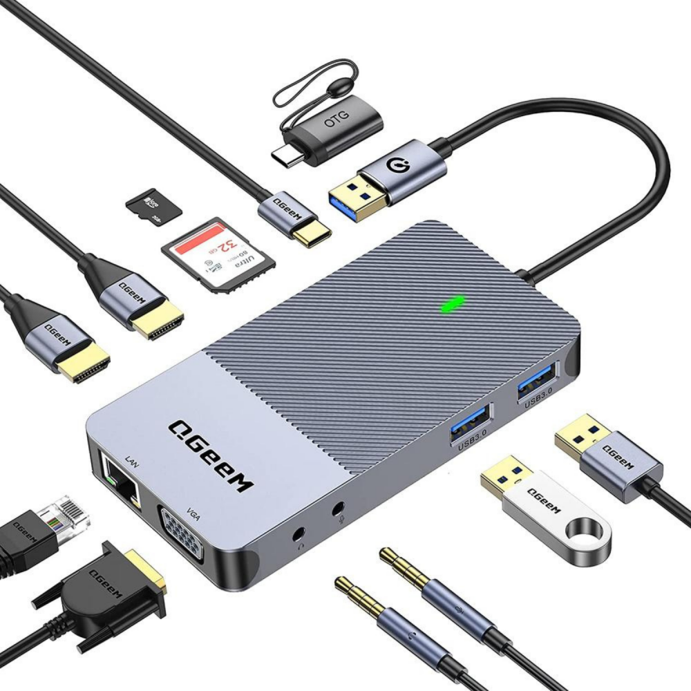محول USB-A بمنافذ متعددة