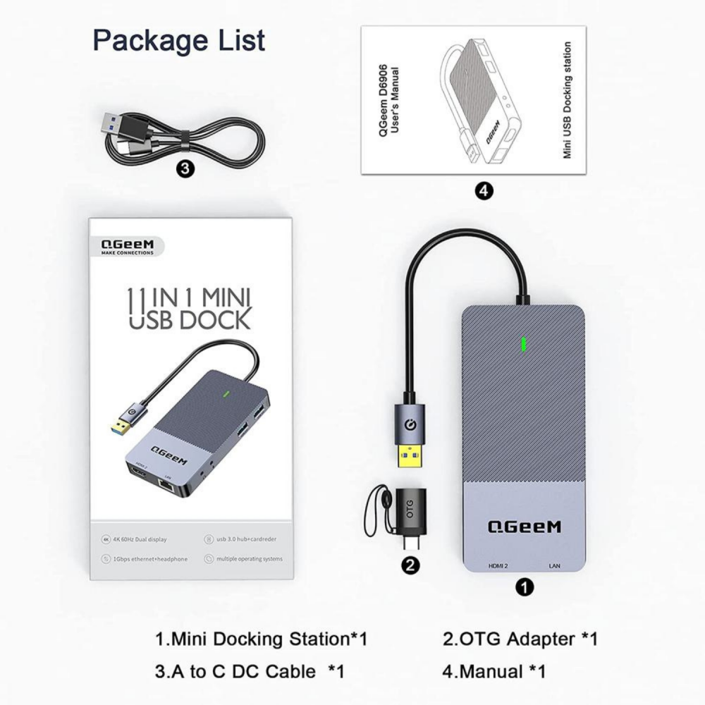 محول USB-A بمنافذ متعددة
